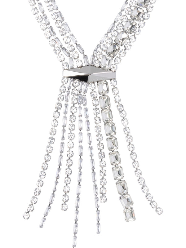 Zandra Crystal Tassel Necklace