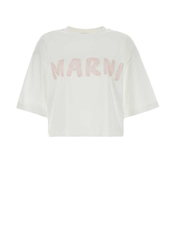 MARNI - T-SHIRTS THJE0333P0USCS11 L6W01 White Half Sleeve - Jente