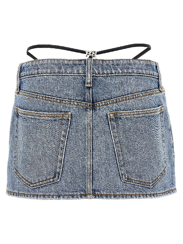 Charm Detail
  Denim Skirt