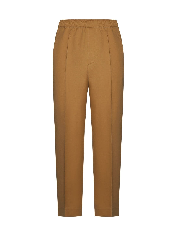 Banded Wool Pants