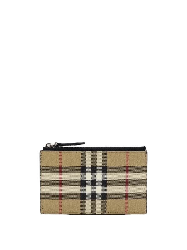 Vintage Check Zip Cardholder