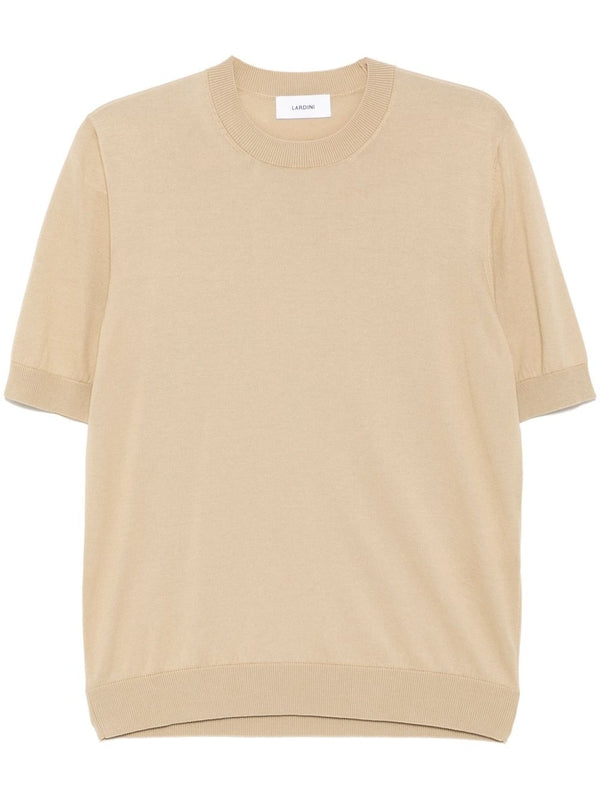 Lardini Beige Short Sleeve T-Shirt