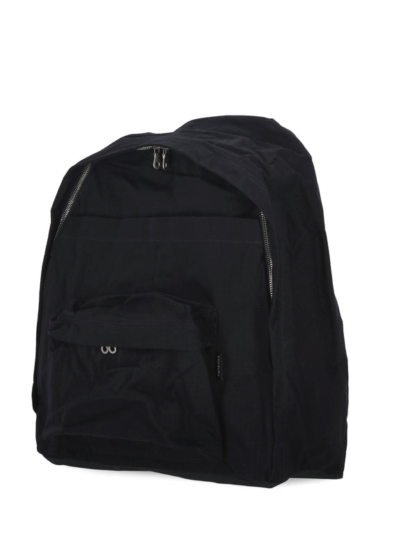 Logo Label Cotton Backpack