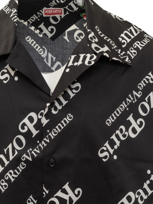 All-Over Verdy Logo Cotton Bowling Shirt