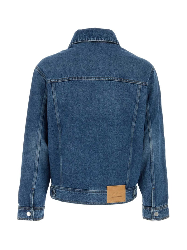 Back Logo Patch Denim Jacket