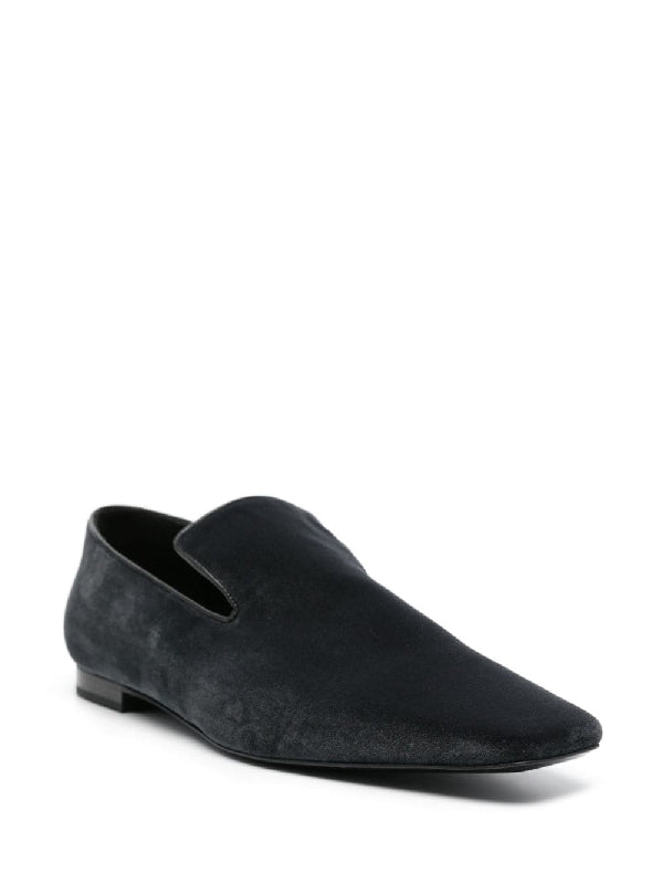 Venetian Velvet Cotton Slip-On Loafers