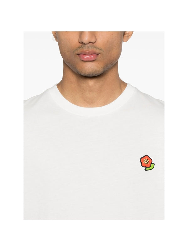 Bokeh Flower Printing Short
  Sleeve T-Shirt