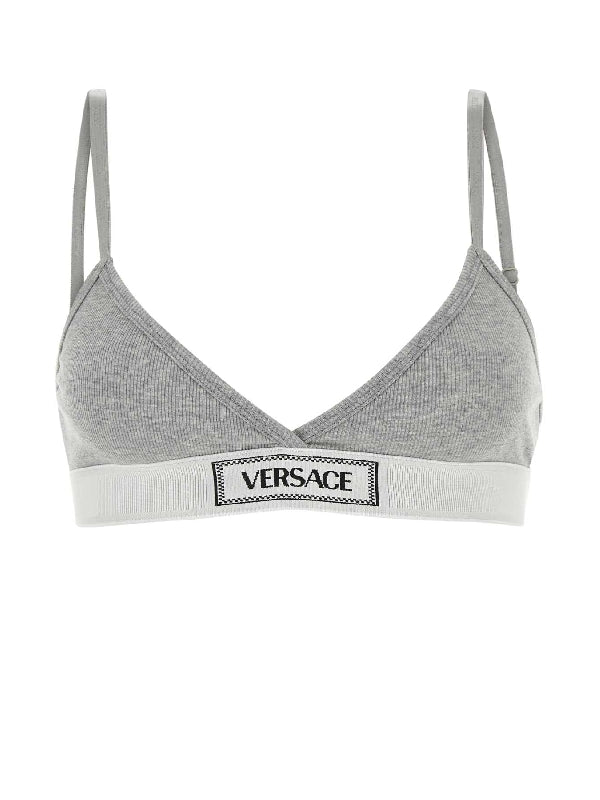 Logo Band Cotton Bra