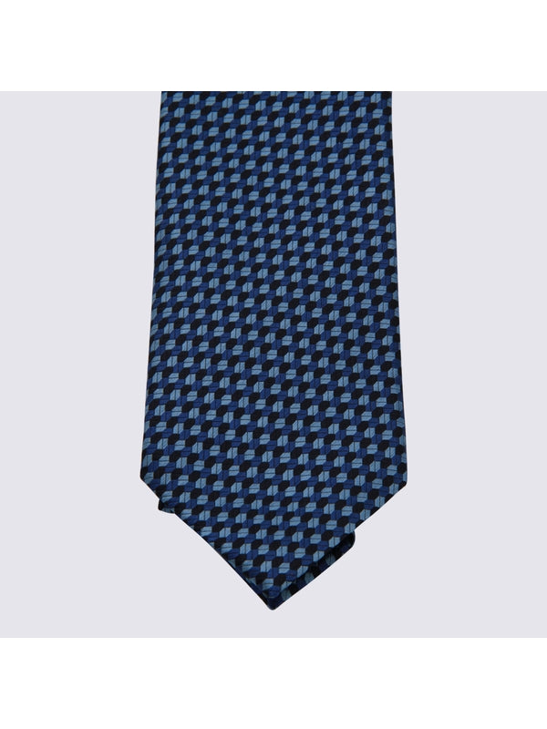Z Zegna Blue Neck Ties