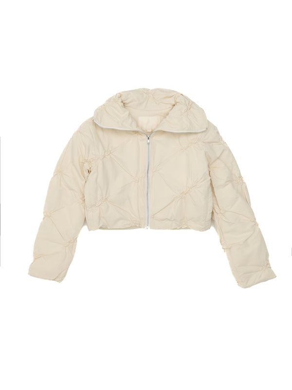 NUZ Cream Puffer Jacket
