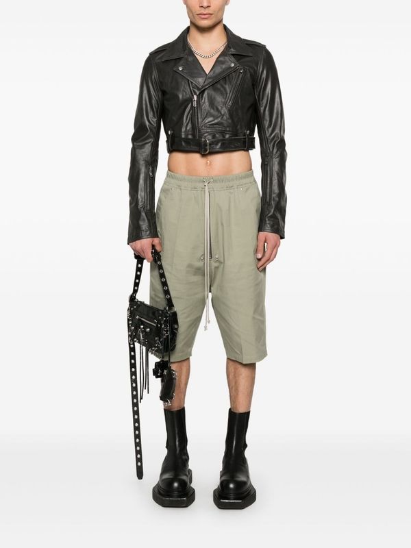 Rick Owens Black Biker Jackets