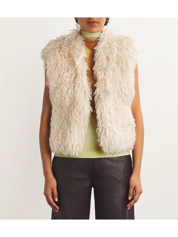 Xylia Faux Fur Reversible Vest