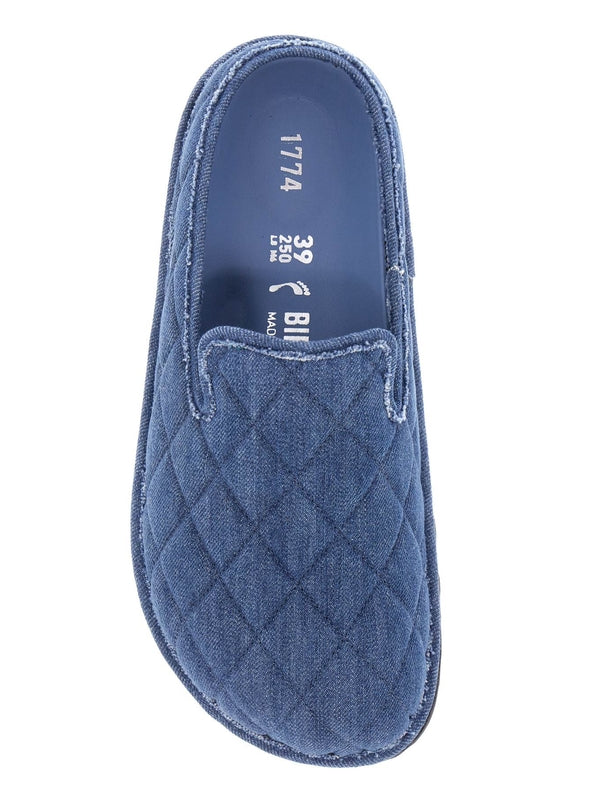 Eliscu Denim Quilted Loafers
