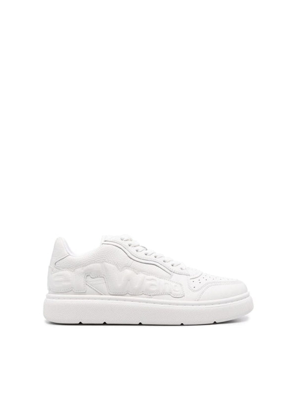 Logo Leather Low-Top Sneakers