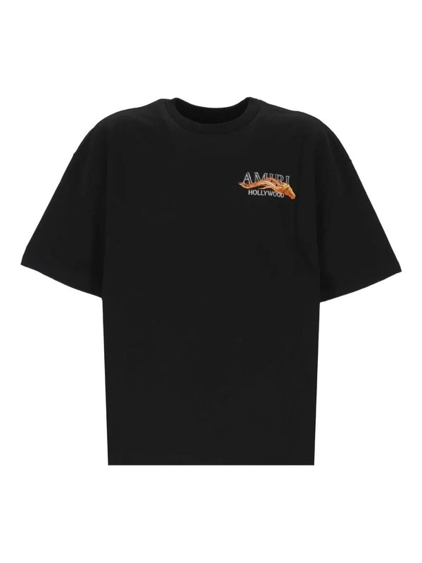 Amiri Black Half Sleeve