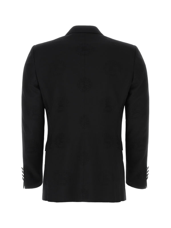 Wool Cotton Single Tailored Jacket