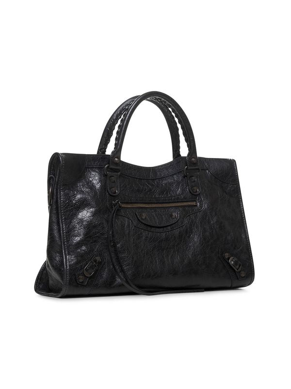 Balenciaga City Medium Black Tote Bags