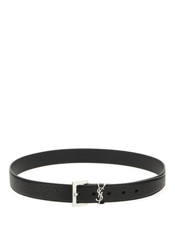 Cassandra Logo Buckle Leather
  Belt