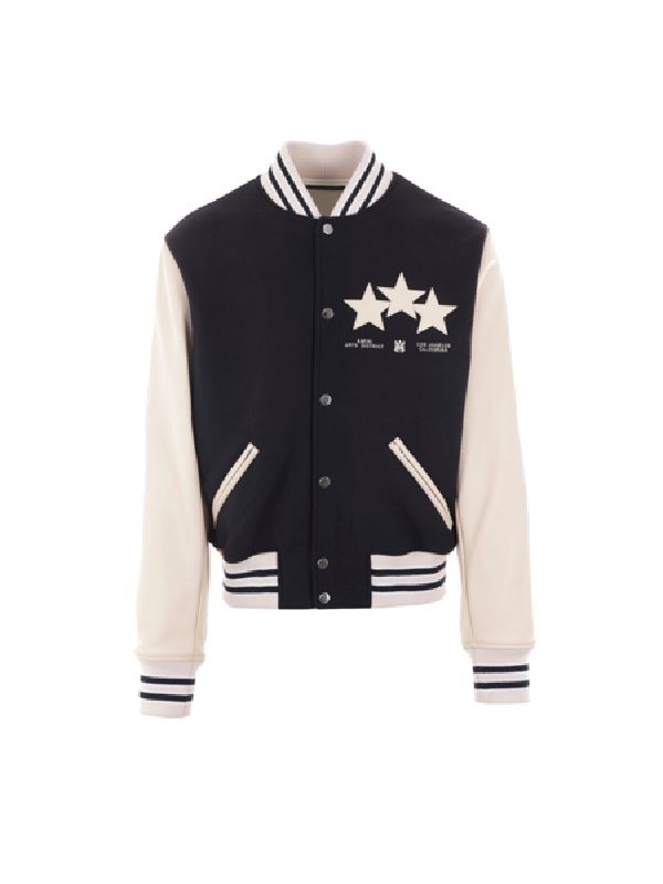 Star Wool Blend Varsity Jacket