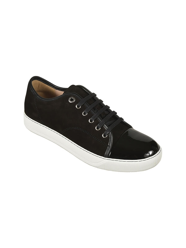 Black Calfskin Low-top Sneakers