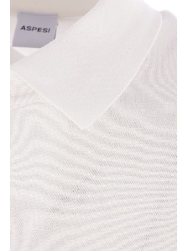 Aspesi White Polo Shirts