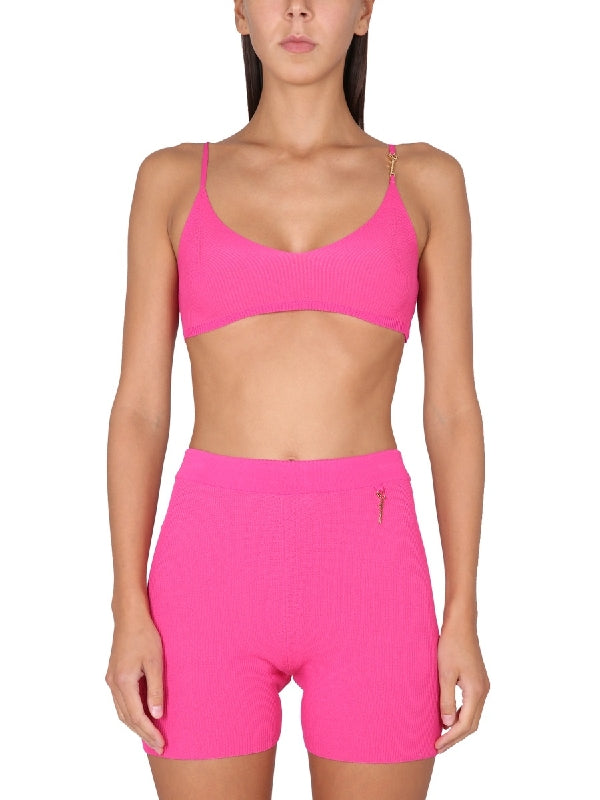 Pralu Logo Strap Bra Top