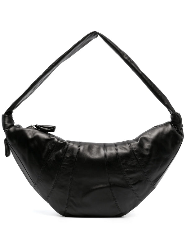 Croissant Leather Large Shoulder Bag