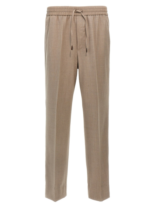 Straight Wool
  Pants