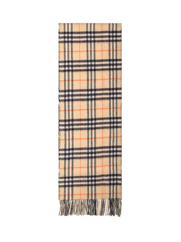 Reversible Check Cashmere Muffler