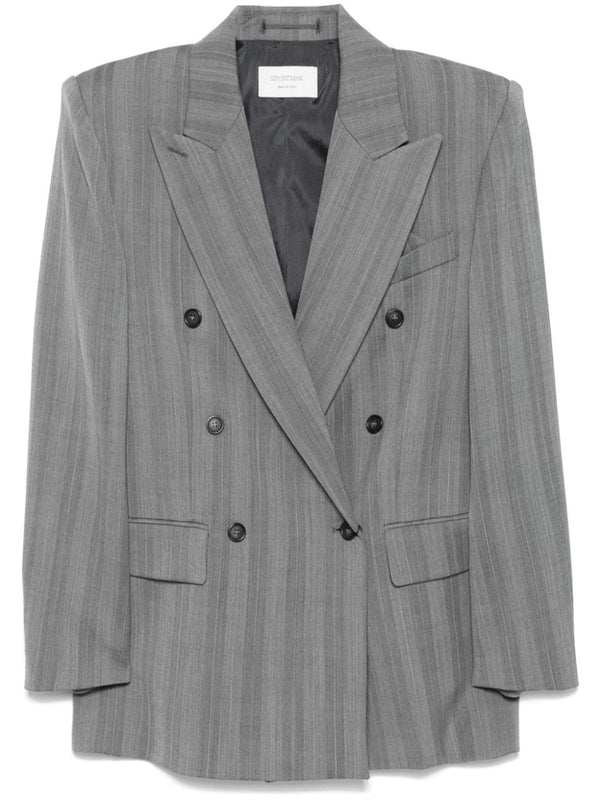Sport Max Gray Tailored Jacket