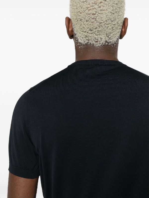 Crewneck Cotton Short Sleeve T-shirt