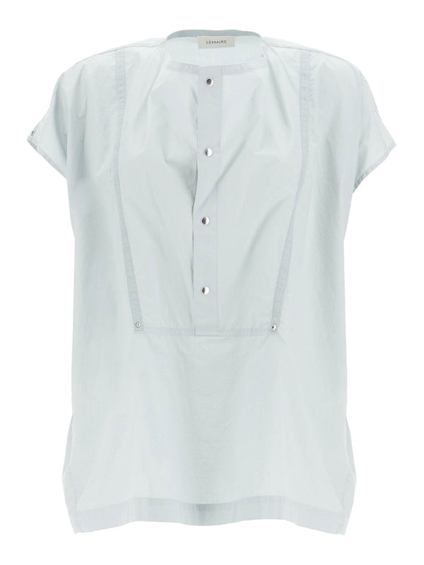 LEMAIRE - Short Sleeve Cotton Shirt - Jente