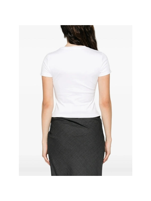 Slogan Slim-Fit Short-Sleeve T-Shirt