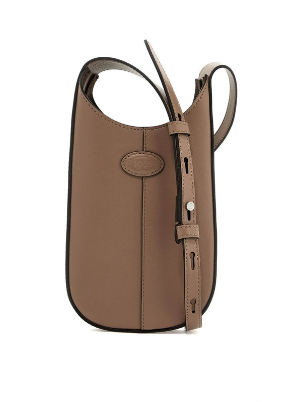 TOD'S - Di Logo Leather Micro Shoulder Bag - Jente