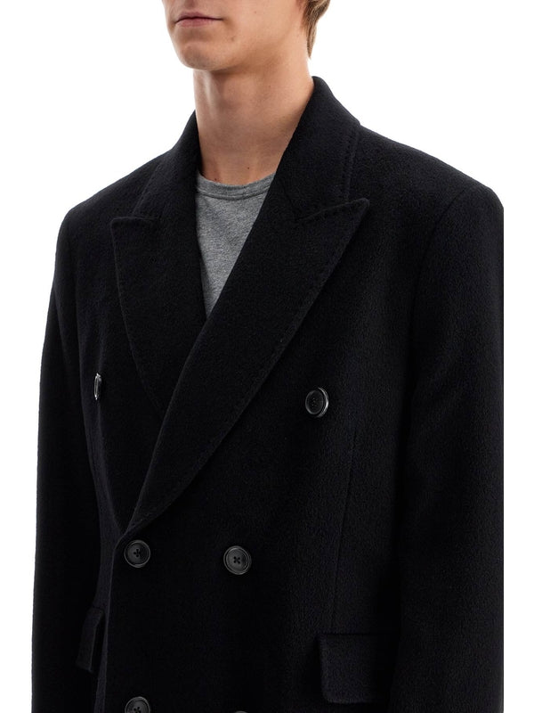 Wool Mohair Blend Double Coat