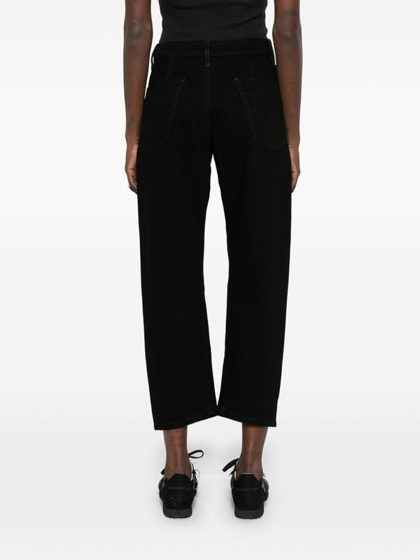 Twist Cotton Crop Pants