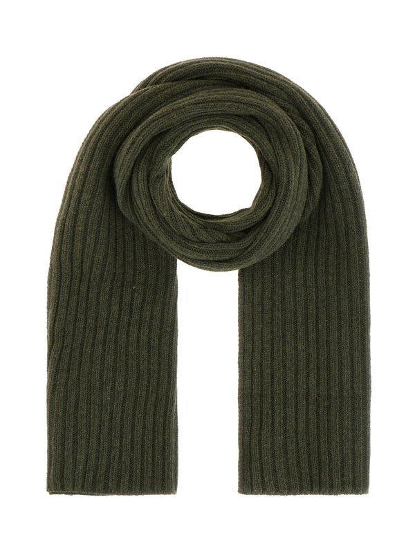 Peuterey Green Wool Mufflers