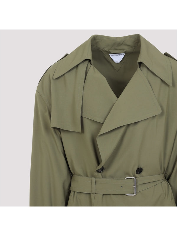 Belt Wool Trench Coat