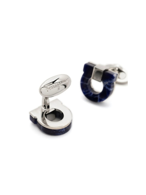 Ferragamo Silver Cufflinks