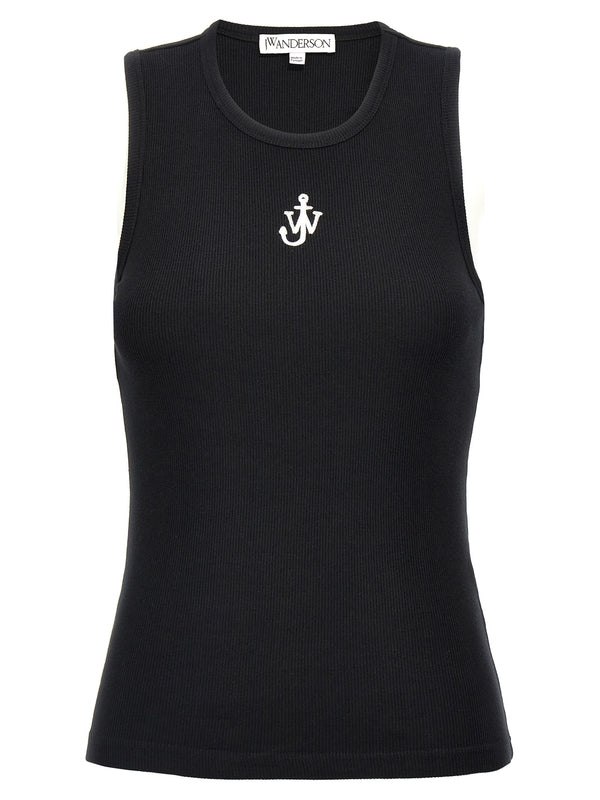 Anchor Logo
  Embroidered Ribbed Tank Top