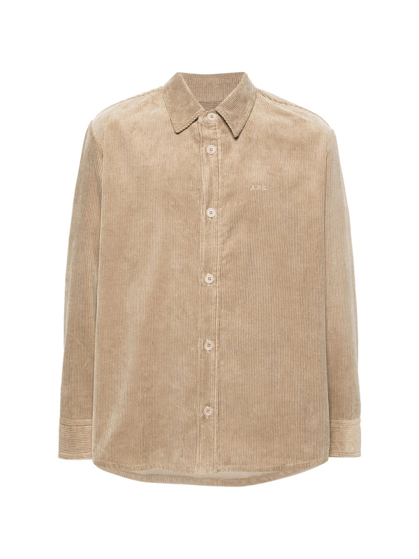 A.P.C. Beige Shirts