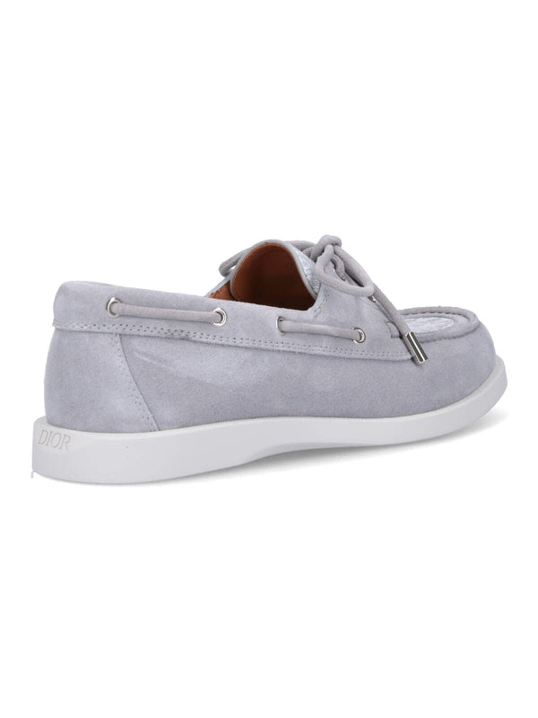 Oblique Suede Boat Shoes