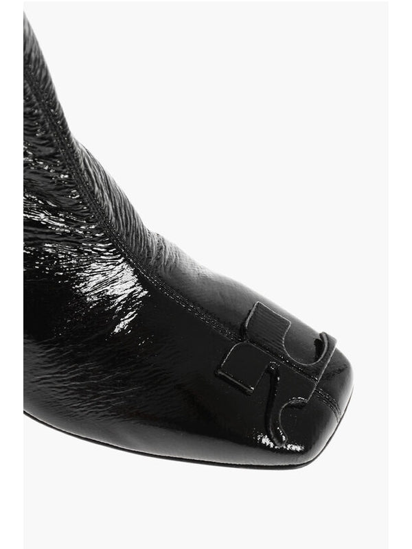 Courrèges Black Ankle Boots
