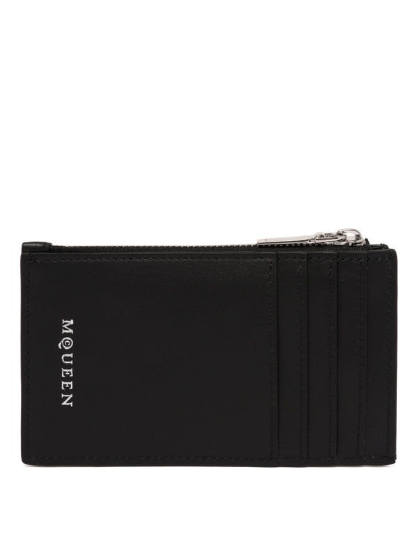 Alexander Mcqueen Black Card Holders