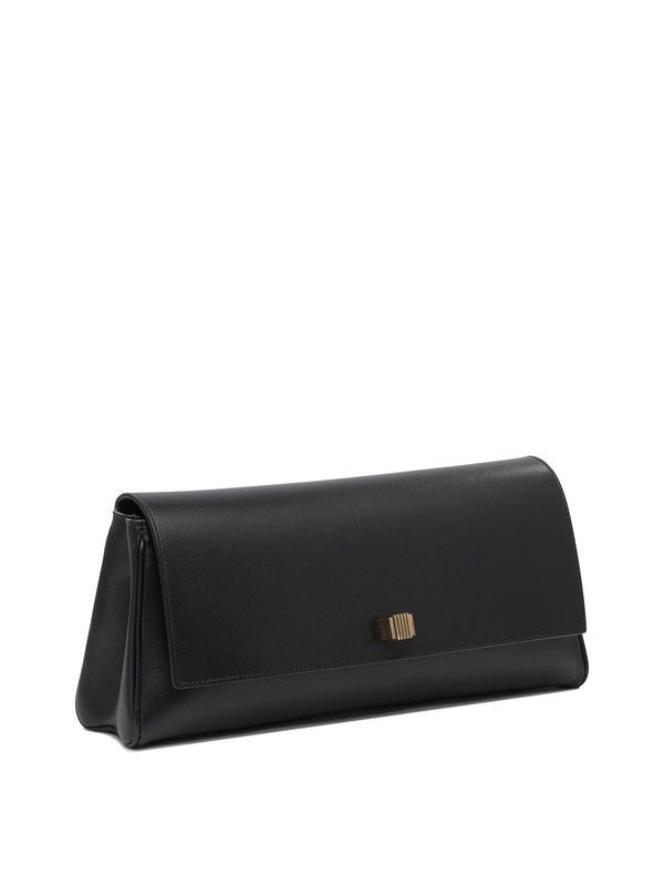 Black Leather Clutch