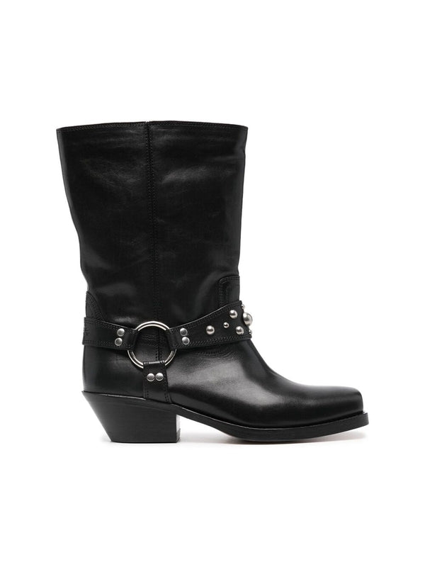 Antya Leather Biker Boots