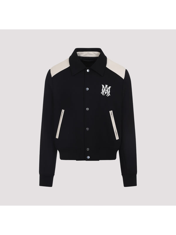 Amiri Black Bomber Jacket
