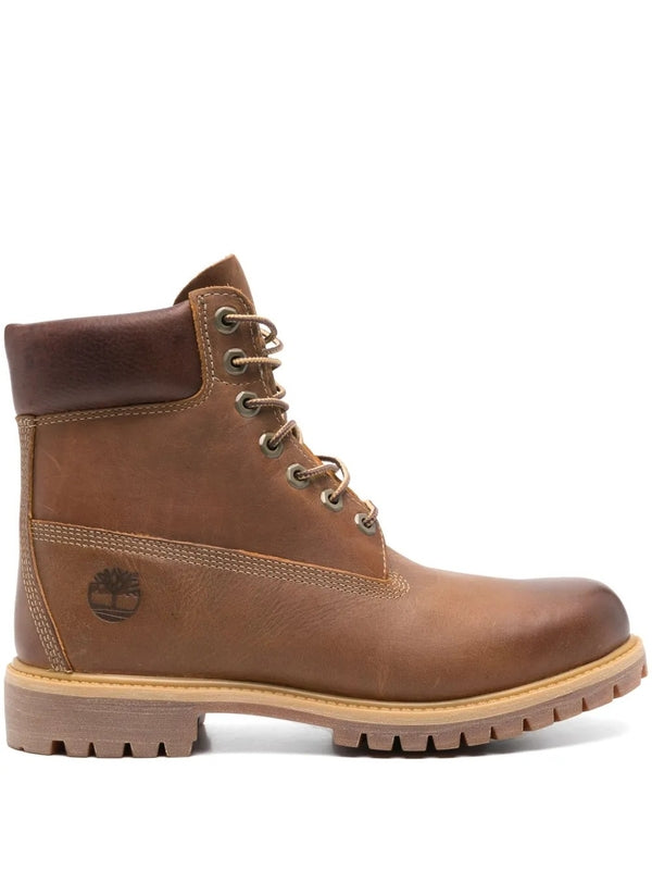 Timberland Brown Lace-Up Boots