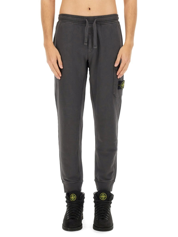 Wappen Patch Cotton Jogger Pants