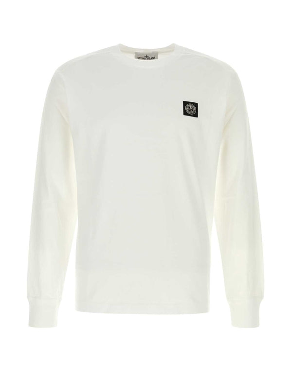 Stone Island White Long Sleeve